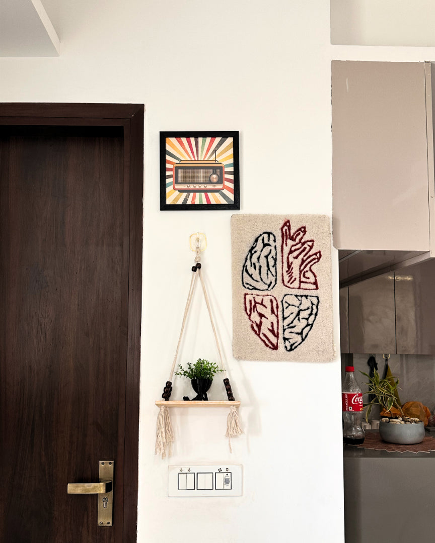 Conflicted? Tufted Wall Art