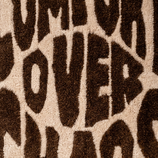 Comfort Over Chaos Tufted Wall Art