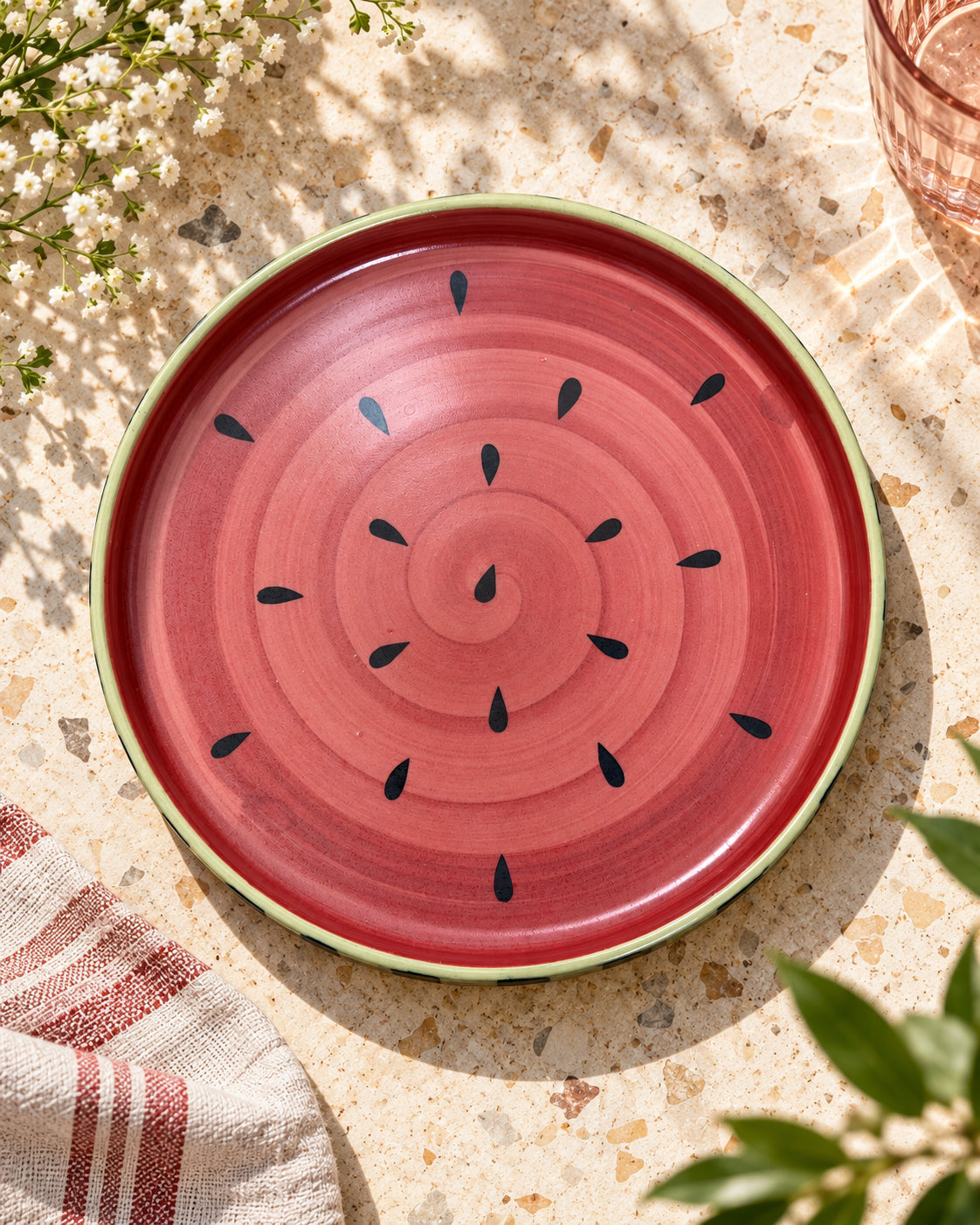 Watermelon Ceramic Platter