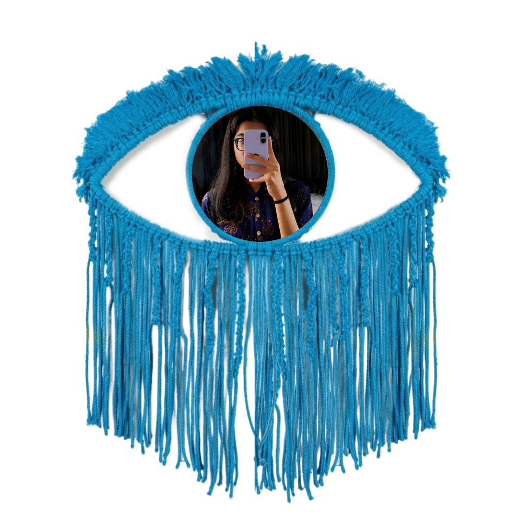 Evil Eye Mirror - Blue