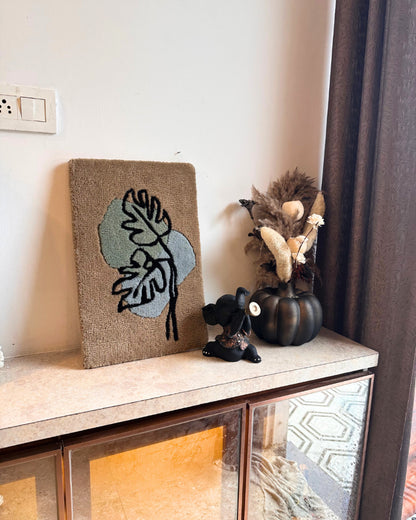 Leafy Tufted Wall Art
