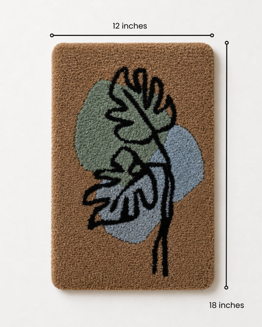 Leafy Tufted Wall Art