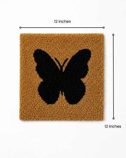 Butterfly Journey 3 Pieces Set - Tufted Wall Art