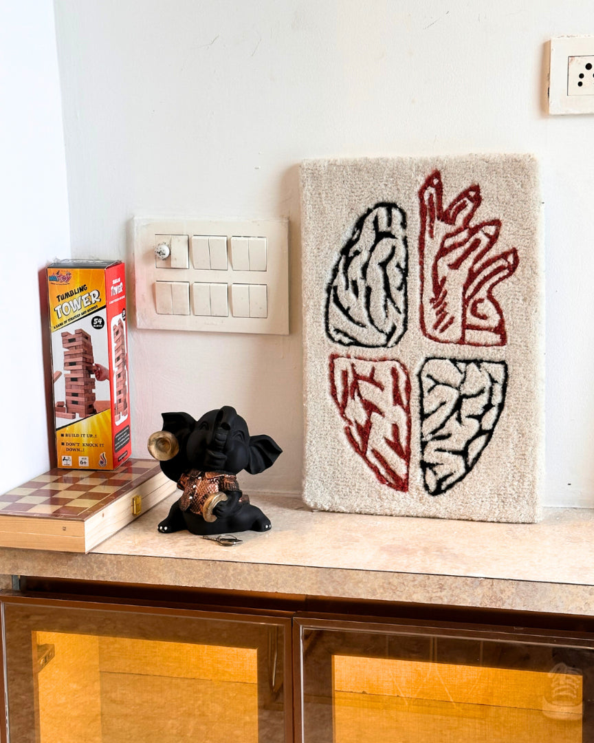 Conflicted? Tufted Wall Art