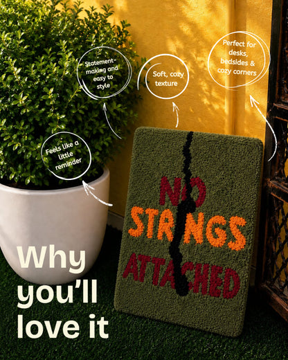 No Strings Attached Tufted Wall Art