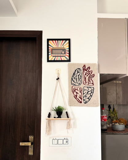 Conflicted? Tufted Wall Art