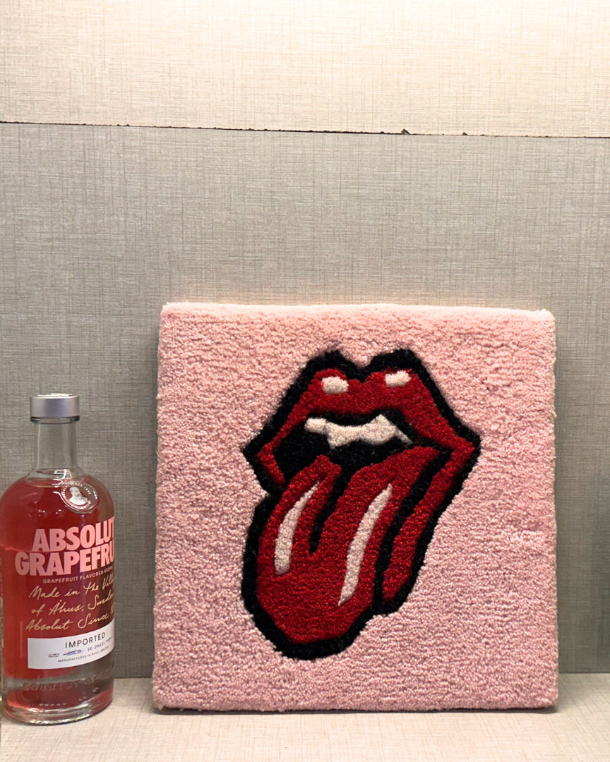Rolling Stones Tufted Wall Art