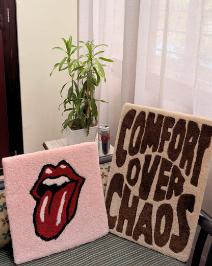 Comfort Over Chaos Tufted Wall Art