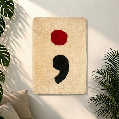 Semicolon Tufted Wall Art