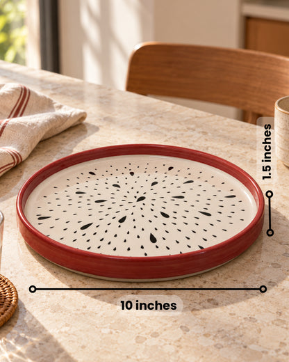 Dragonfruit Ceramic Platter