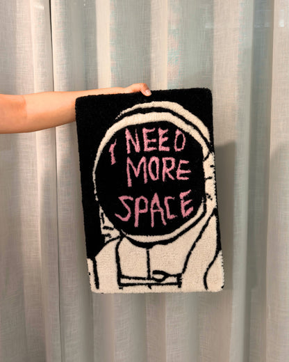 I Need More Space Tufted Wall Art