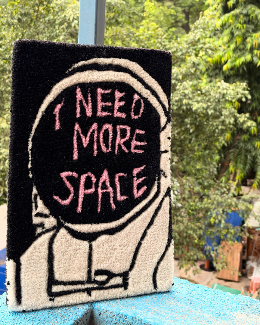 I Need More Space Tufted Wall Art