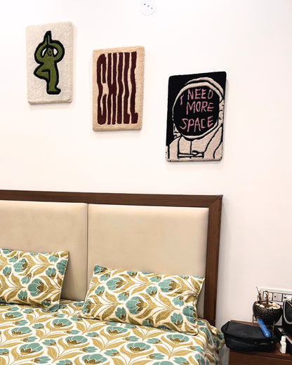 Keep Your Calm Tufted Wall Art