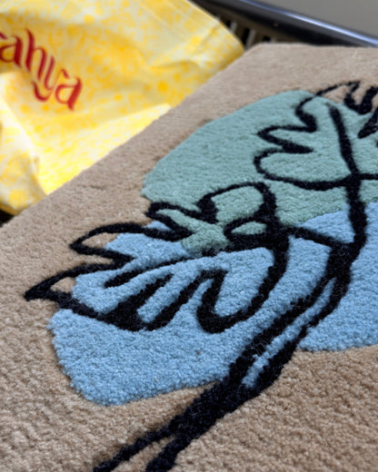Leafy Tufted Wall Art