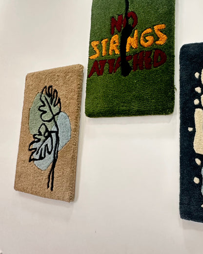 Leafy Tufted Wall Art