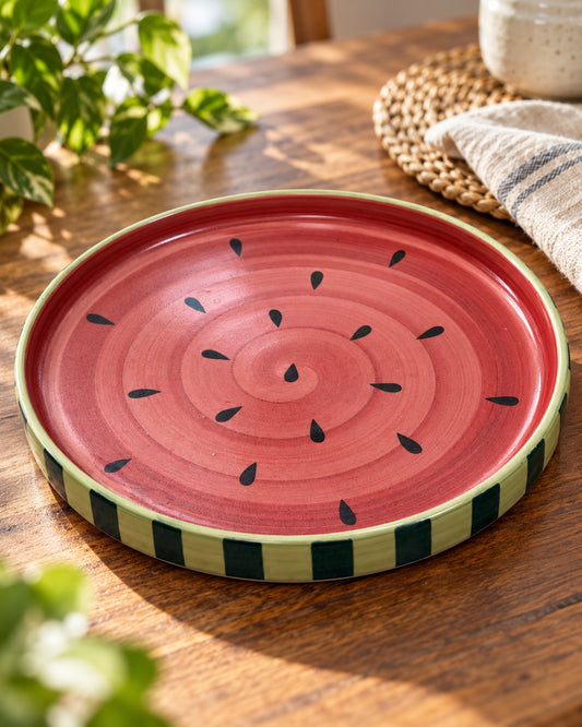 Watermelon Ceramic Platter