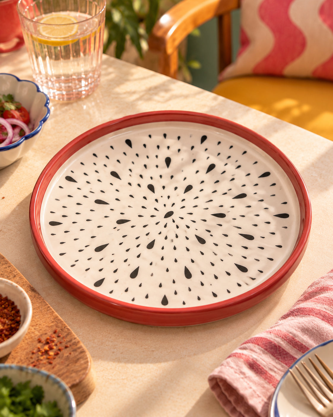 Dragonfruit Ceramic Platter