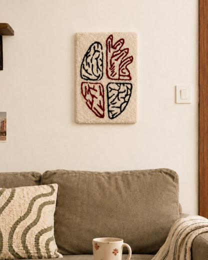 Conflicted? Tufted Wall Art