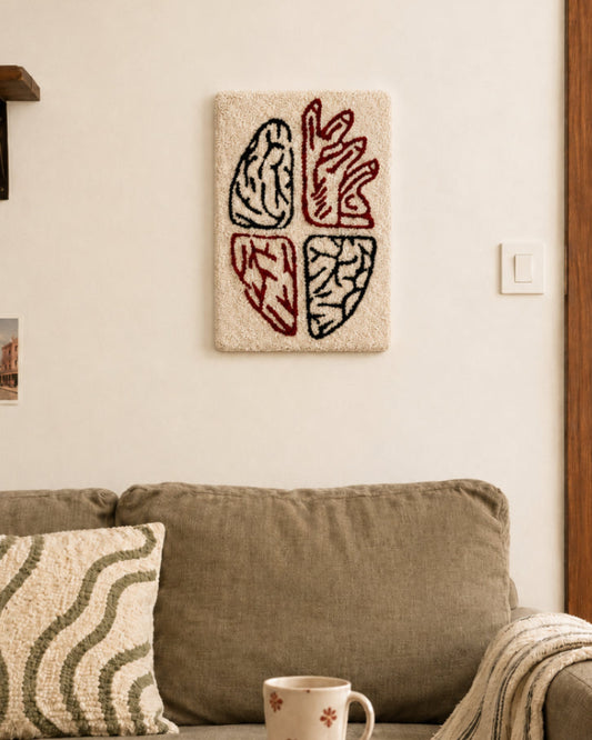 Conflicted? Tufted Wall Art