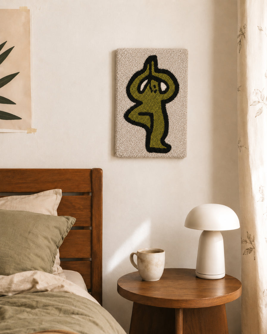 Keep Your Calm Tufted Wall Art
