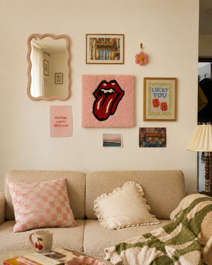Rolling Stones Tufted Wall Art