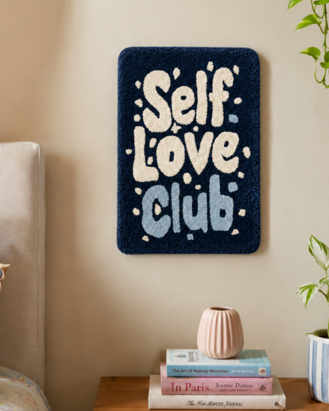Self Love Club Tufted Wall Art