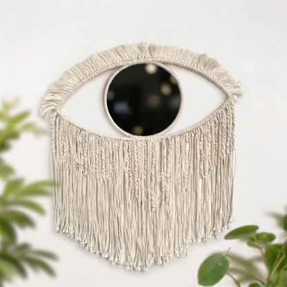 White Evil Eye Mirror